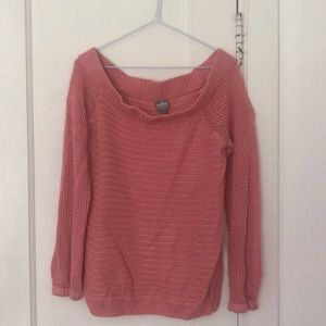 Off-the-Shoulder Sweater